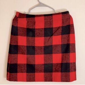 Wool Blend Mini Skirt, Size 8 JCrew Factory